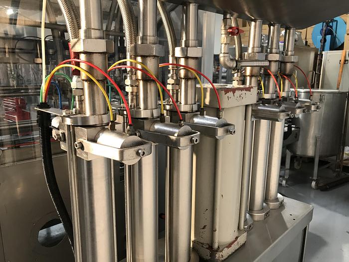 Used Masterfil 6 Head Liquid Filler