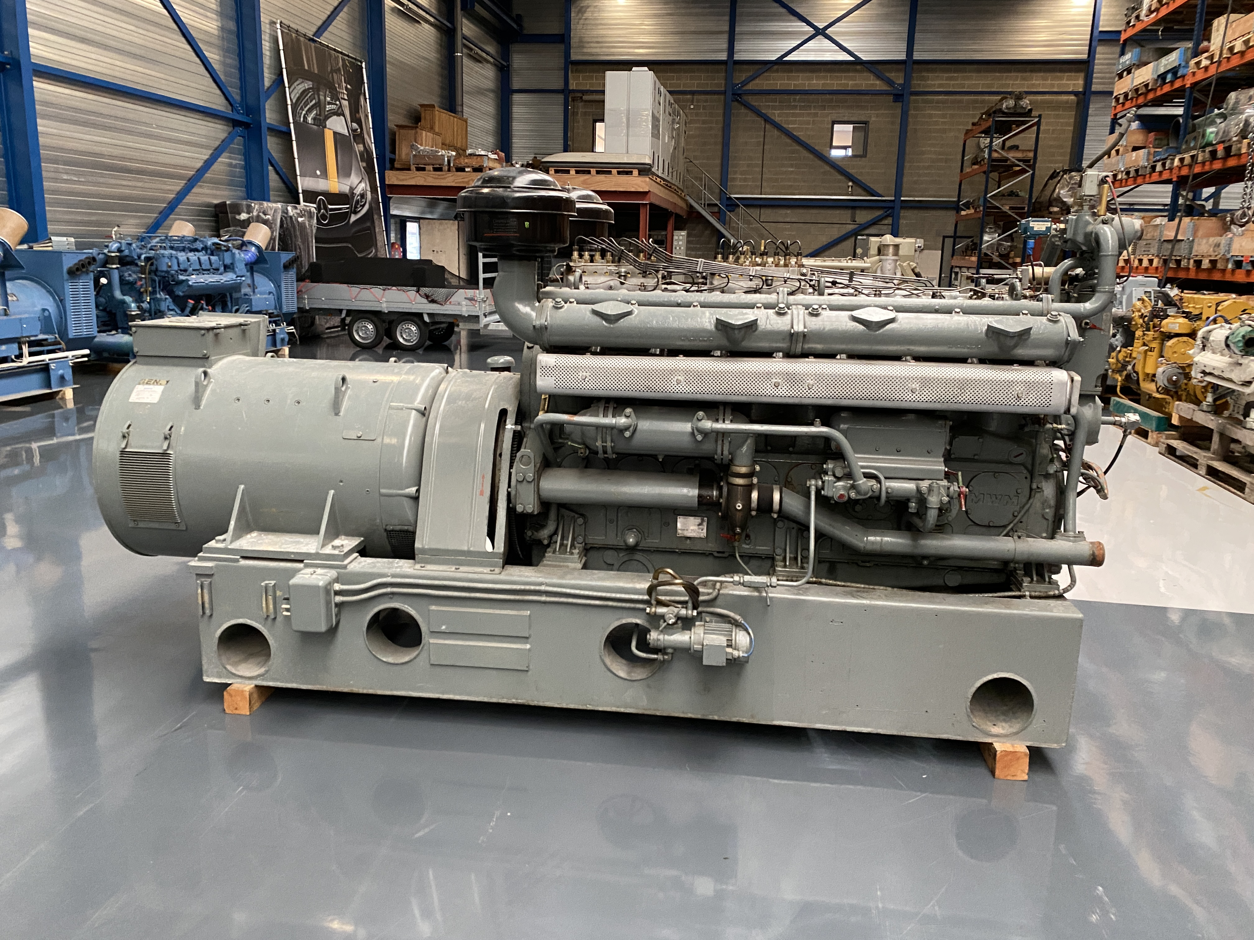 Used MWM RHS518-V16 / PILLER GEN.SET 395 KVA