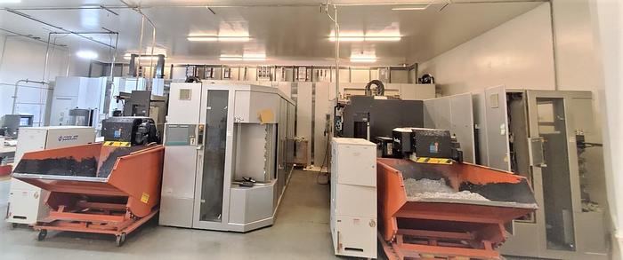 Used 2006 Toyoda FH-550S Two Machine Manufacturing Cell System with 45 Pallets