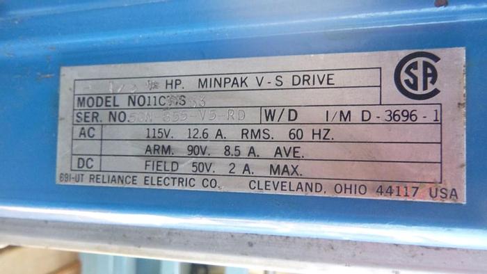 Used Mill, Roll, 2" x 6", Williams, 1 HP,2-Roll #S743467