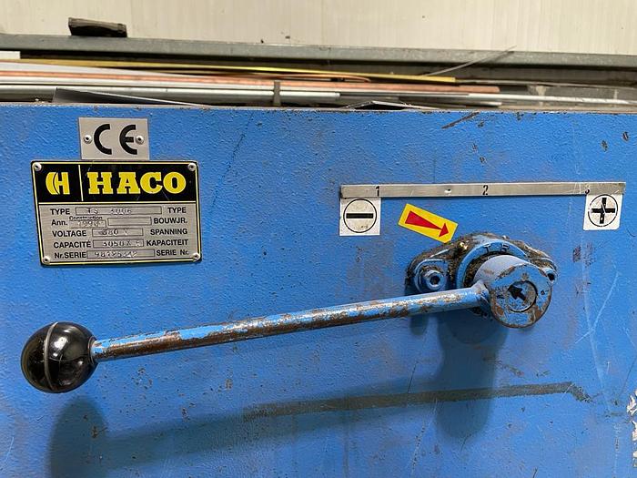 Used 1998 Haco TS 3006 3000mm x 6mm Hydraulic Guillotine