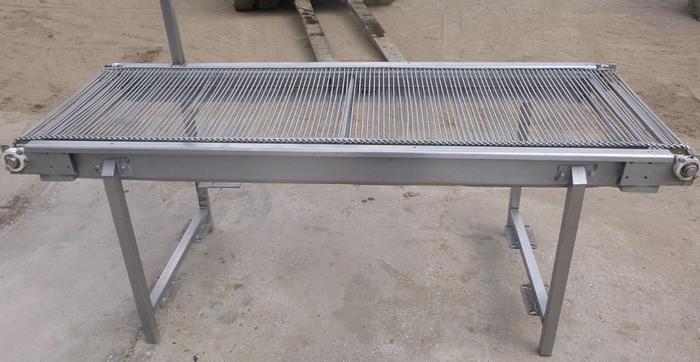 Used Conveyor, Belt, 24" X 6'6", S/st, Wire Mesh #S743688