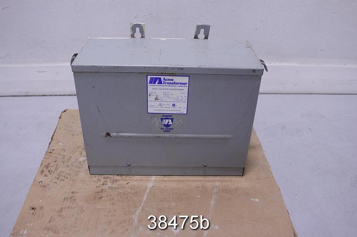 Used Acme Transformer DTGB-7-2S 7.5 Kva, 460 Volt Primary #38475