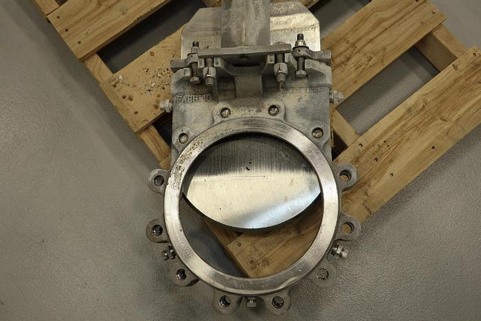 Used Fabri-valve 10" Air Operated Knife Gate Valve #44164