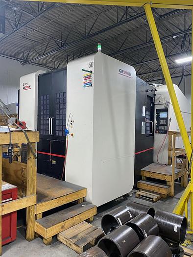 Used 2014 ENSHU GE590H 4-AXIS 630MM HORIZONTAL MACHINING CENTER