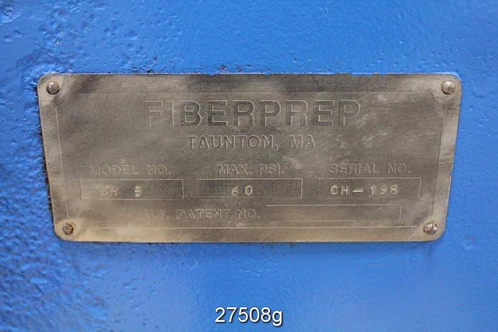 Used Fiberprep CH5 Ch5 Pressure Screen, 0.055" Hole Basket, Foil Rotor, 60 Psi Rated Body #27508