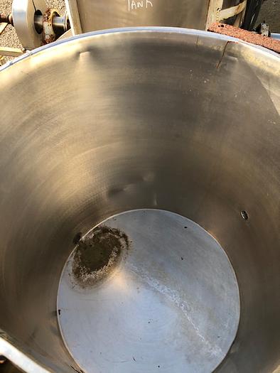 Used 100 Gallon Vertical Stainless Steel Tank
