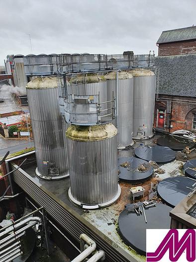 Used 50,000 Litre Stainless Steel Insulated & Clad Storage Tank