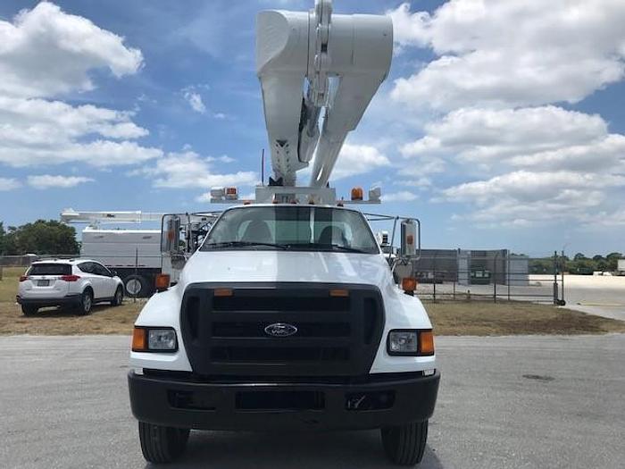 Used 2009 Ford F750 4x2 Utility Altec AM55-MH Over-Center Bucket Truck