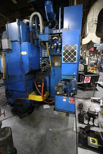 Used SAGINAW MACHINE SYSTEMS AC450MD-2 TWIN SPINDLE VERTICAL CNC LATHE