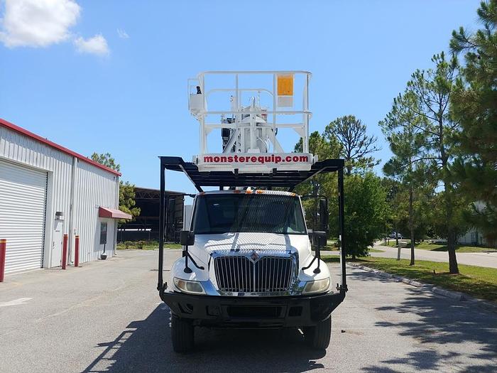 Used Elliott G85R Sign Crane on 2012 International 4300 4x2 Reg Cab Flatbed Truck - 84733