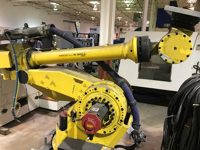 Used 2007 FANUC M900iA/260L 6 AXIS CNC ROBOT WITH R30iA CONTROLLER