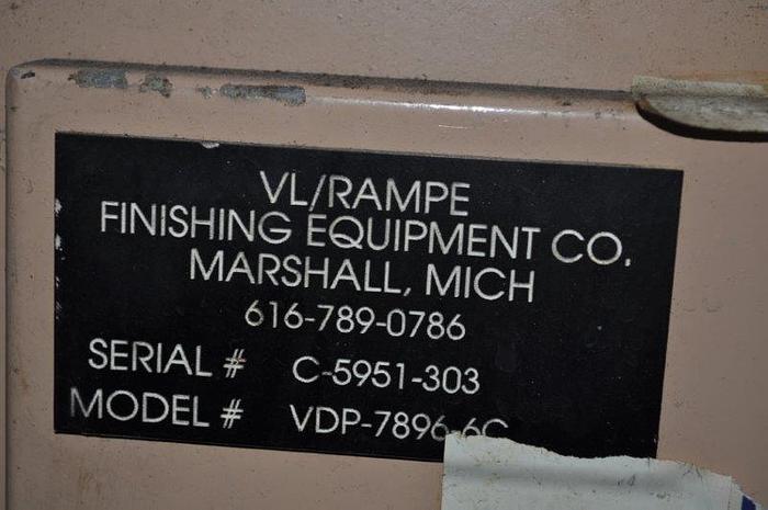 Used 72" RAMPE TABLE TYPE WASHER