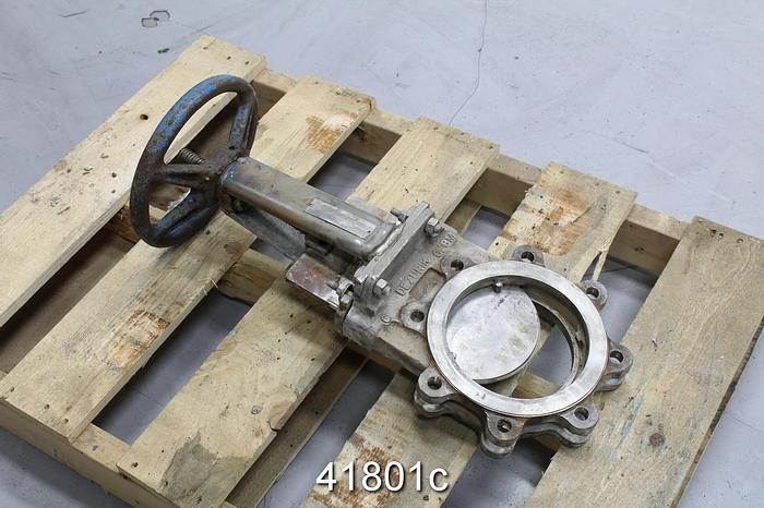 Used Dezurik KGS 6" Hand Operated Knife Gate Valve #41801