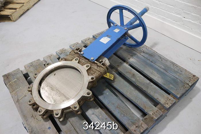 Used Orbinox 12" Hand Operated Knife Gate Valve #34245