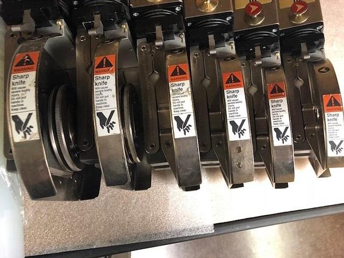 Used FOUR (4) TIDLAND CLASS III AUTOMATIC PERFORMANCE KNIFEHOLDERS RECONDITIONED 2018