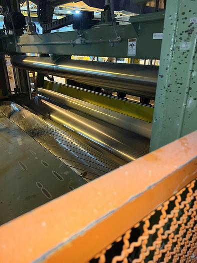 Used TOSCHI - TOSOTEC 4000-3S 134" (3400MM) TWO DRUM SLITTER REWINDER