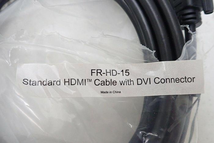 Used RoHS Compliance Glidescope FR-HD-15 Standard HDMI Cable with DVD Connector