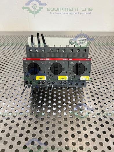 Used Lot of 3 - ABB MS132 - 16 Manual Motor Starter