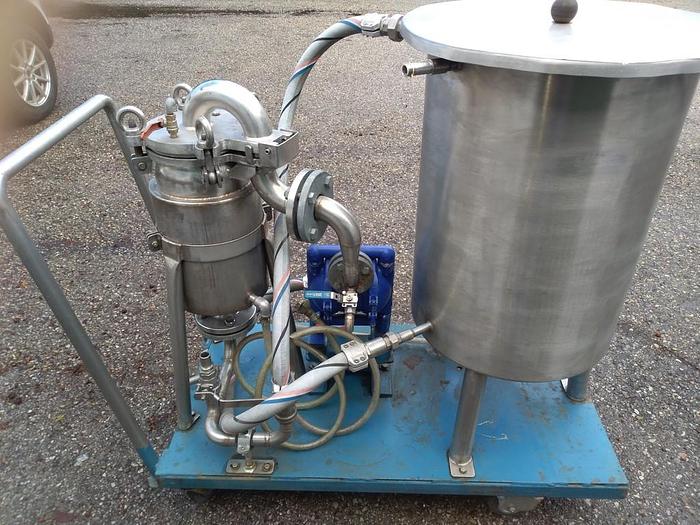 Gebraucht Ex-geschützte mobile Filteranlage mit Doppelmembranpumpe
