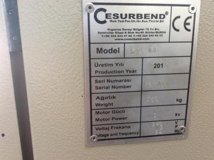 Used 2015 Cesurbend SPB-60 Non Mandrel Tube and Pipe Bending Machine