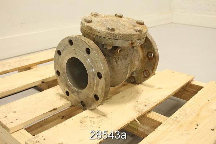 Used Powell 4" Swing Check Valve, 150 #28543