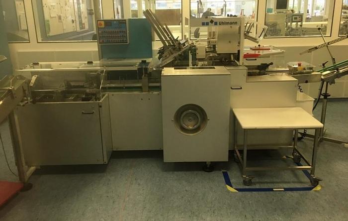 Used I 12696 D - Blister Line UHLMANN UPS 300 / C 100 for Ampoules