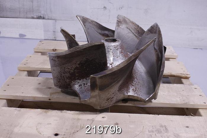 Used Goulds 3175 Impeller, 15.5", 6-Vane, Casting No.: 56626 (For 14x14x18 Pump) #21979