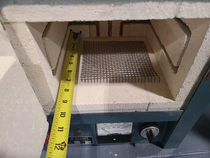 Used Heat Treating Furnace 2200F 8" x 6" x 9" Inside Benchtop 110V Temper Steel