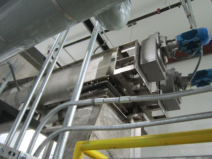 Used 12" Diameter x 20" Long  Stainless Steel Auger Screw Conveyor