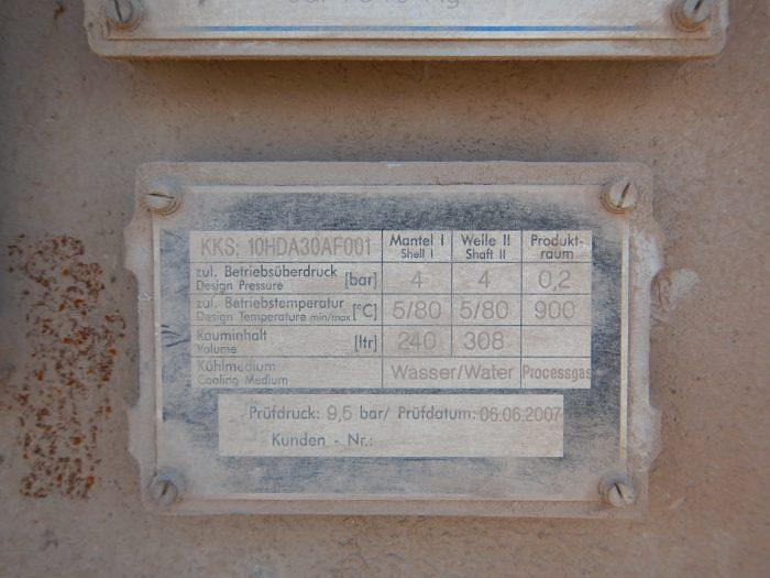 Used 24" x 32' AMF-BURNS SINGLE SCREW COOLING SCREW - C/S