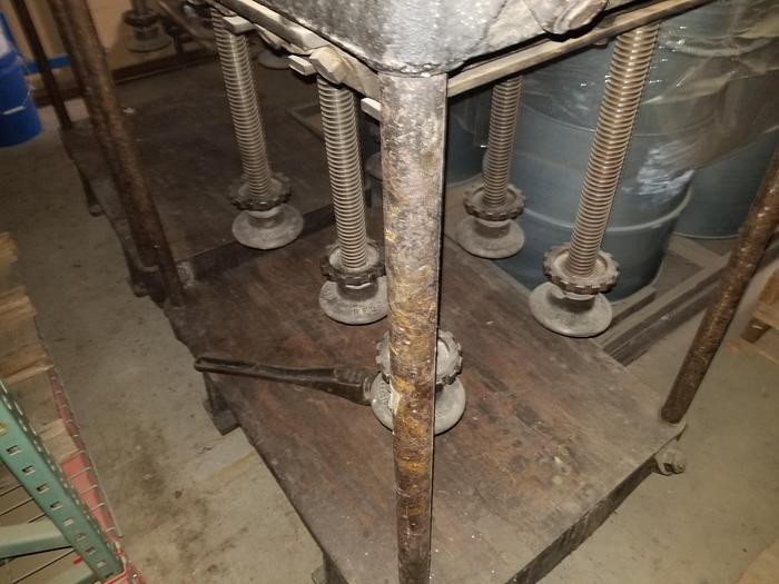 Used Charles E Francis Cast Iron Manual Veneer Press