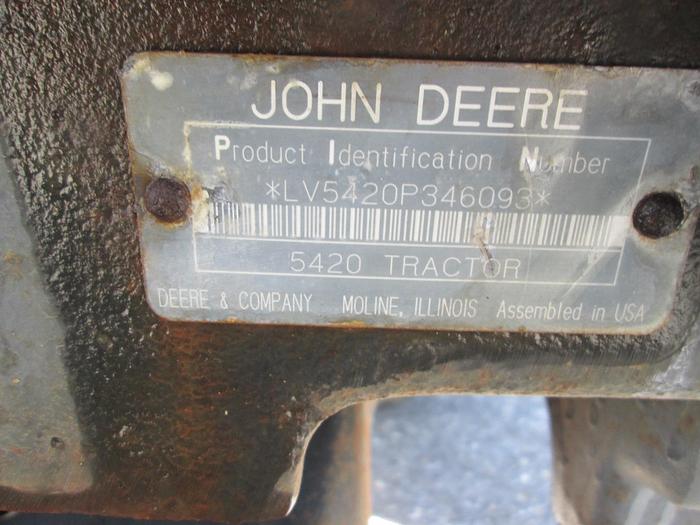 Used 2003 John Deere 5420 Tractor With Loader