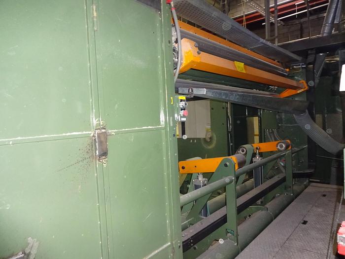 Used 106" (2.70M) FABIO PERINI TISSUE TOWEL SHAFTLESS UNWIND STANDS (2)