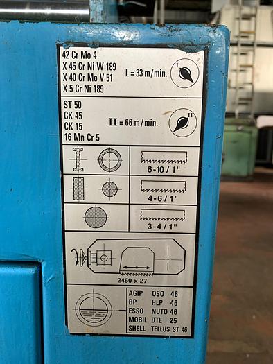 Buone Segatrice a Nastro Orizzontale Manuale CARIF 260 BM