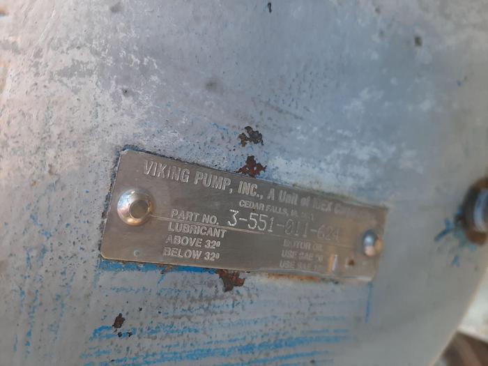 Used Pump, Gear, 15 HP, 4", Viking, Mdl LQ224A #S744937