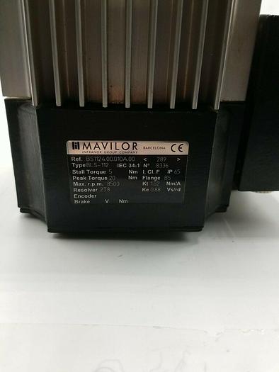 Used MAVILOR MOTORS BLS112A. BS1124.00.010.A.00