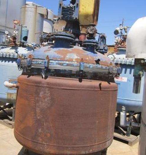 Used Reactor, 550 Gallon, G/L, 100 PSI, Jkt, Agit, Pfaudler #S738402