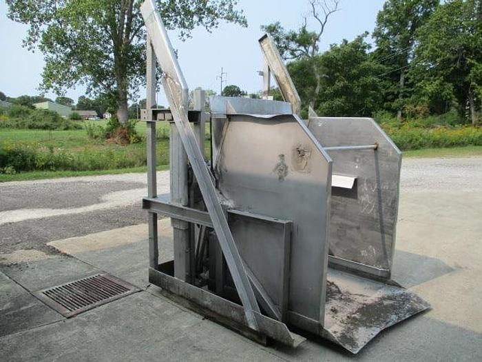 Used AFECO Vat Dumper; Md#15C; Two-Stage; 8' Dump Height