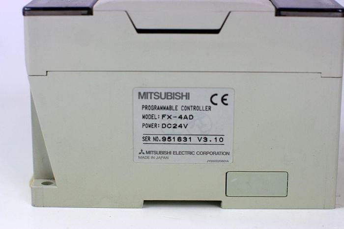 Used Mitsubishi MELSEC FX-4AD Programmable Controller