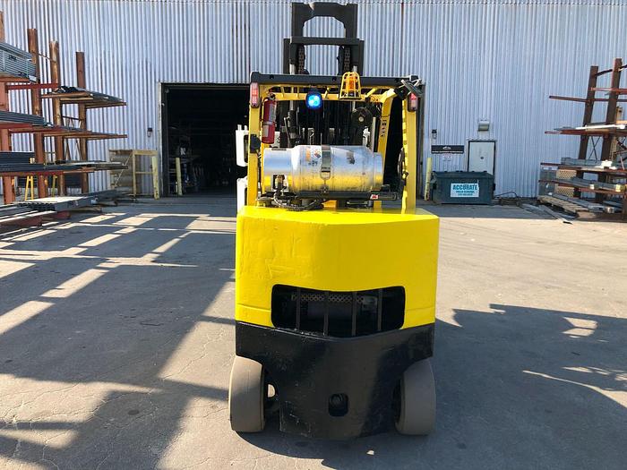 Used 12,000 POUND ROLL CLAMP FORKLIFT TRUCK W/ 60” DIAMETER CASCADE ROLL CLAMP
