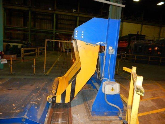 Used 150" VOITH SULZER ROLL WRAPPER 40 RPH 60" MAX DIAMETER