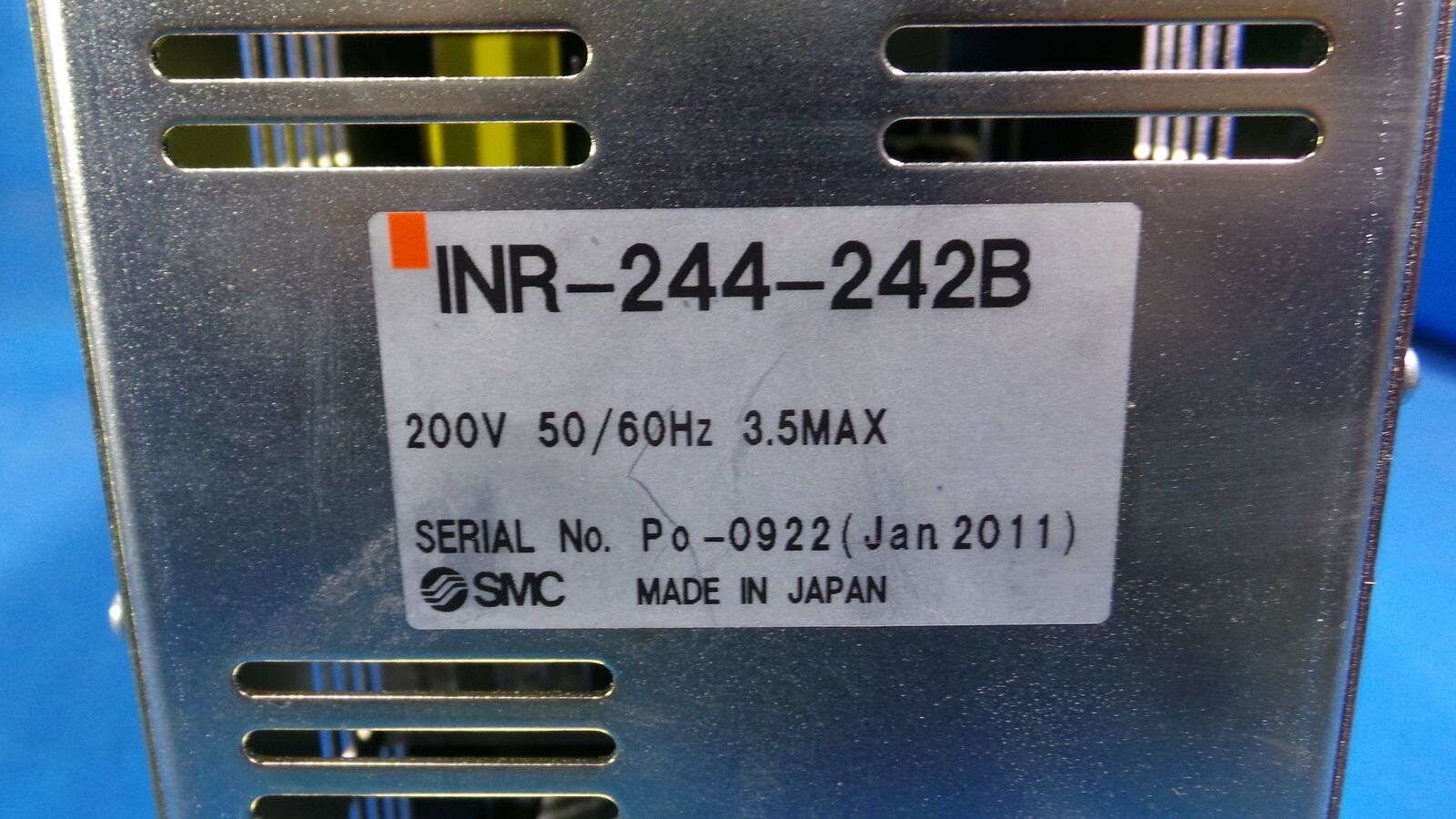 Used SMC iNR-244-242B Thermo Con, iNR244-242B / 200V / 50~60Hz / 3.5 Max /