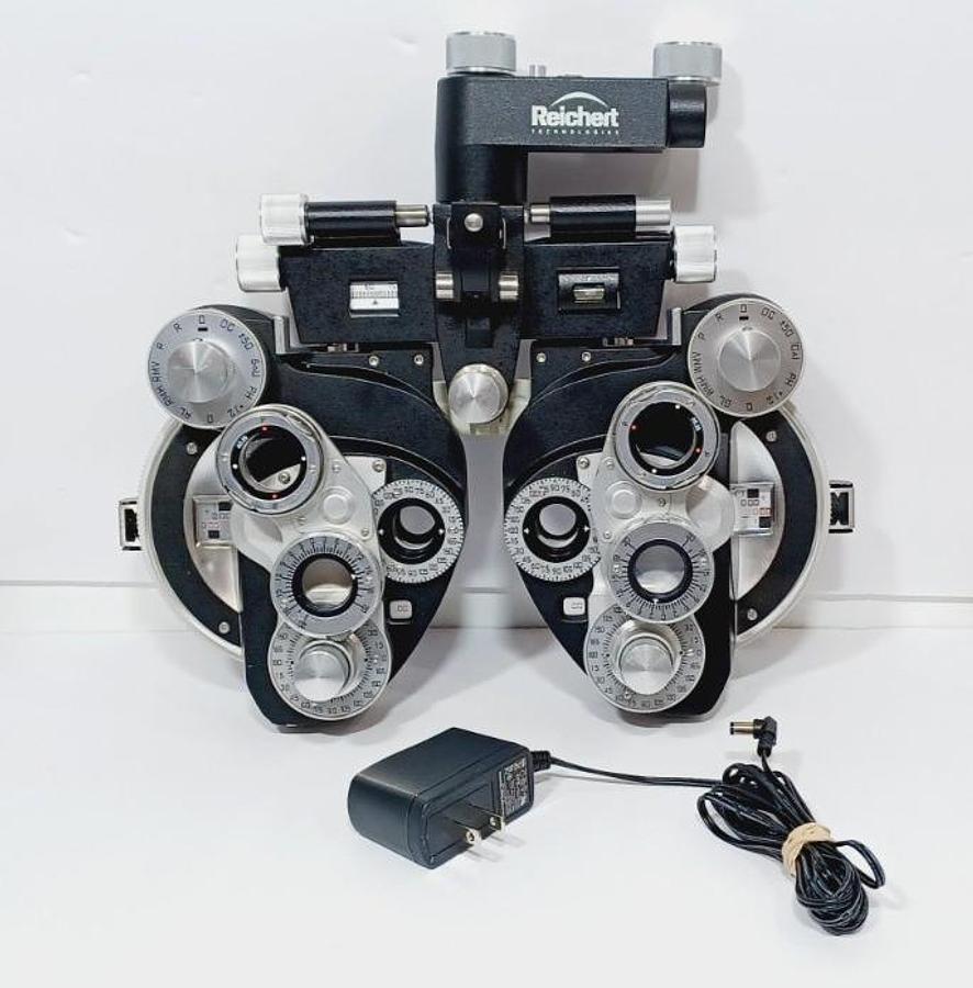 Used Reichert 11636 Lighted LED Minus Cylinder Manual Phoropter 