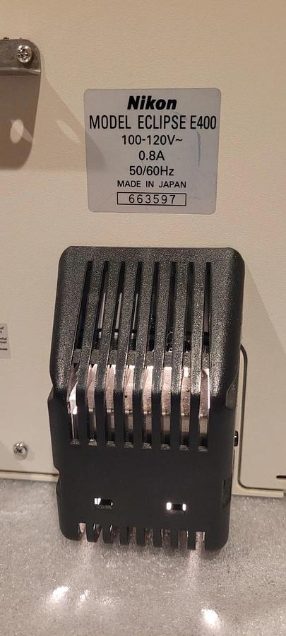 Used Nikon Eclipse E400 Ergo Binocular Microscope with 4X/10X/40X Objectives + Warran