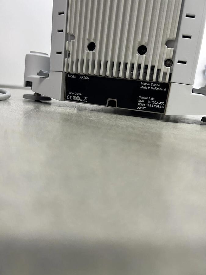 Used Mettler Toledo XP205 Analytical Balance Scale 220g x 0.01mg + Warranty