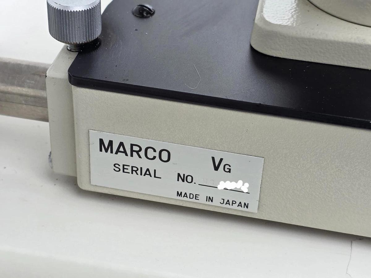 Used Marco VG Slit Lamp with Tonometer, Table Base/Power Attachment - Parts, Repair