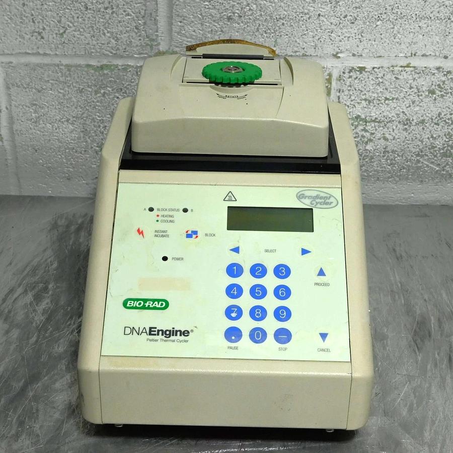 Used Bio-Rad PTC-200 DNA Engine Gradient Cycler 0-100 C w/Alpha Unit Block Assembly