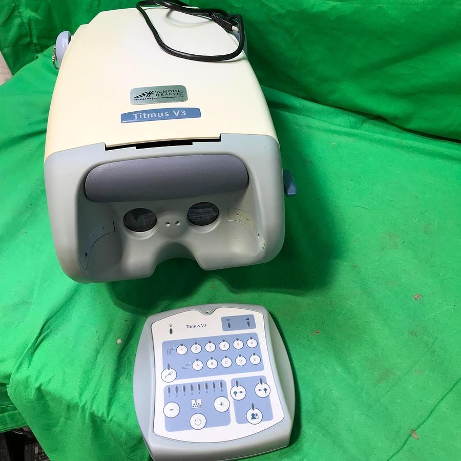 Used Honeywell Titmus V3 Vision Screener w/ Control Panel, Case