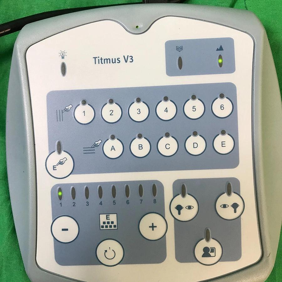 Used Honeywell Titmus V3 Vision Screener w/ Control Panel, Case